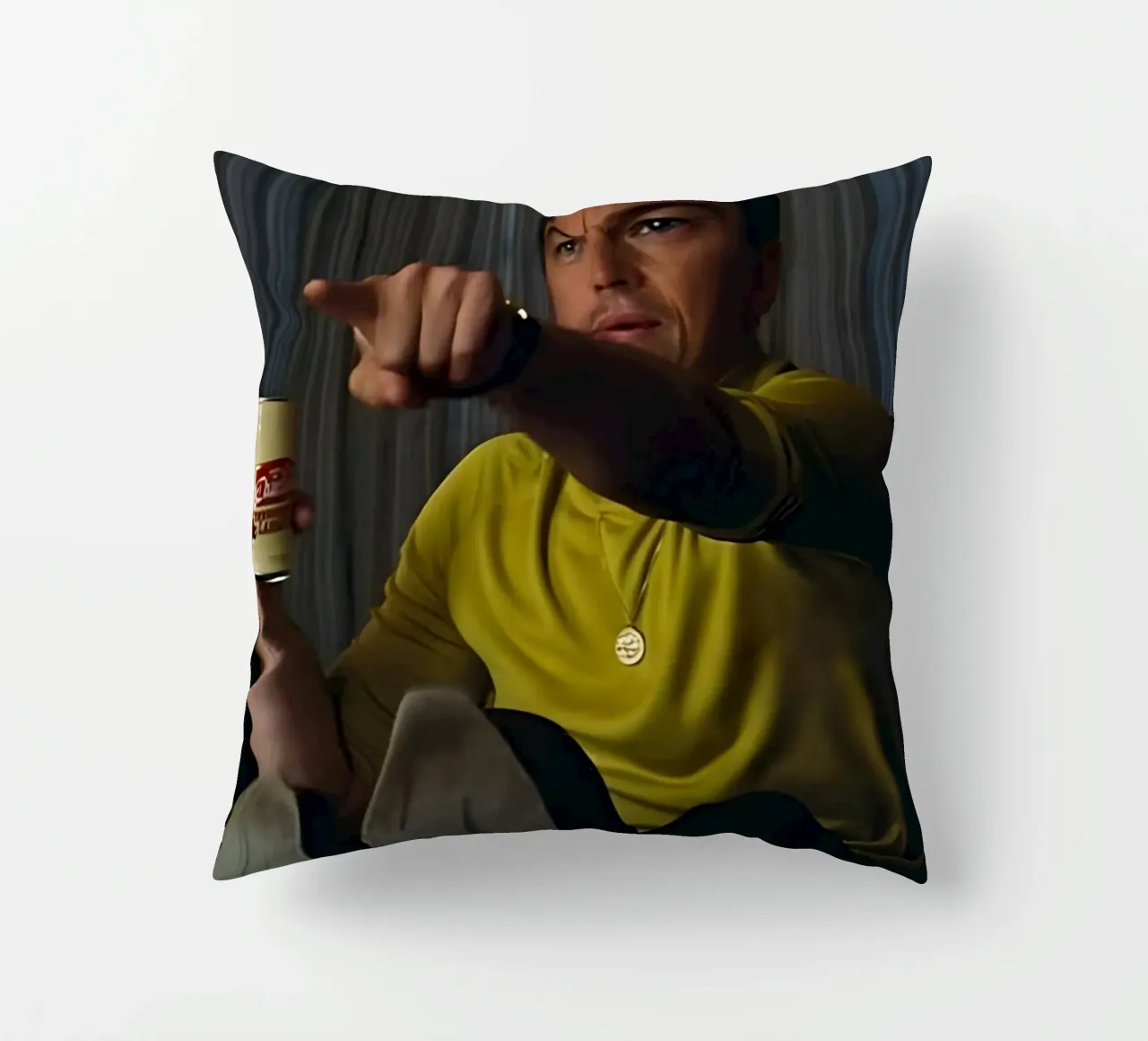 Leonardo DiCaprio cuscino da Low poly art