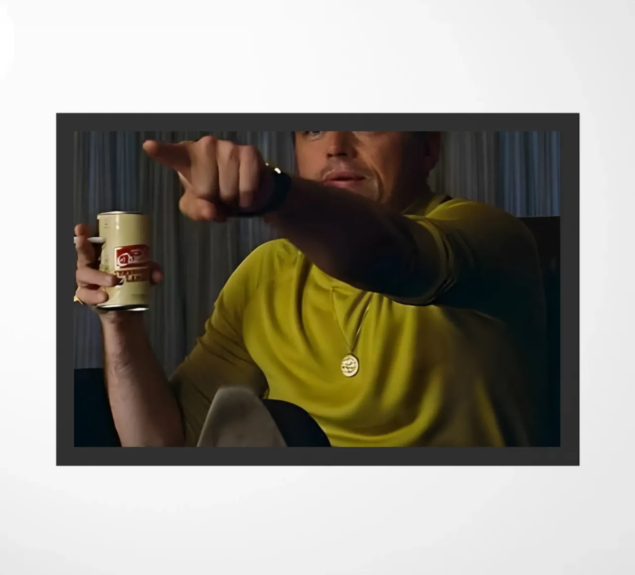 Leonardo DiCaprio zerbino da Low poly art