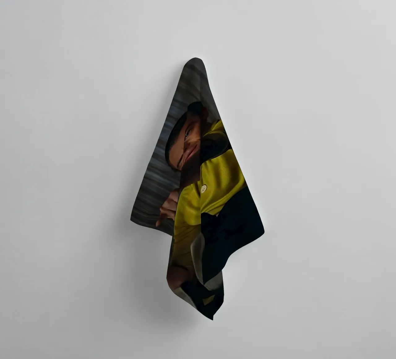 Leonardo DiCaprio asciugamano da bagno da Low poly art