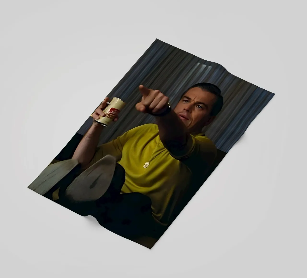 Leonardo DiCaprio telo mare da Low poly art