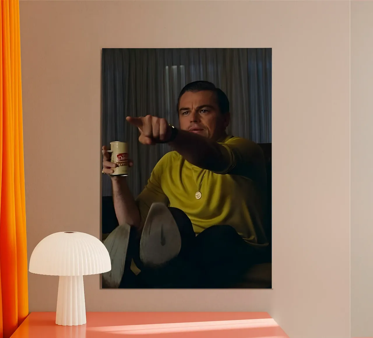 Leonardo DiCaprio carta hahnemühle da Low poly art