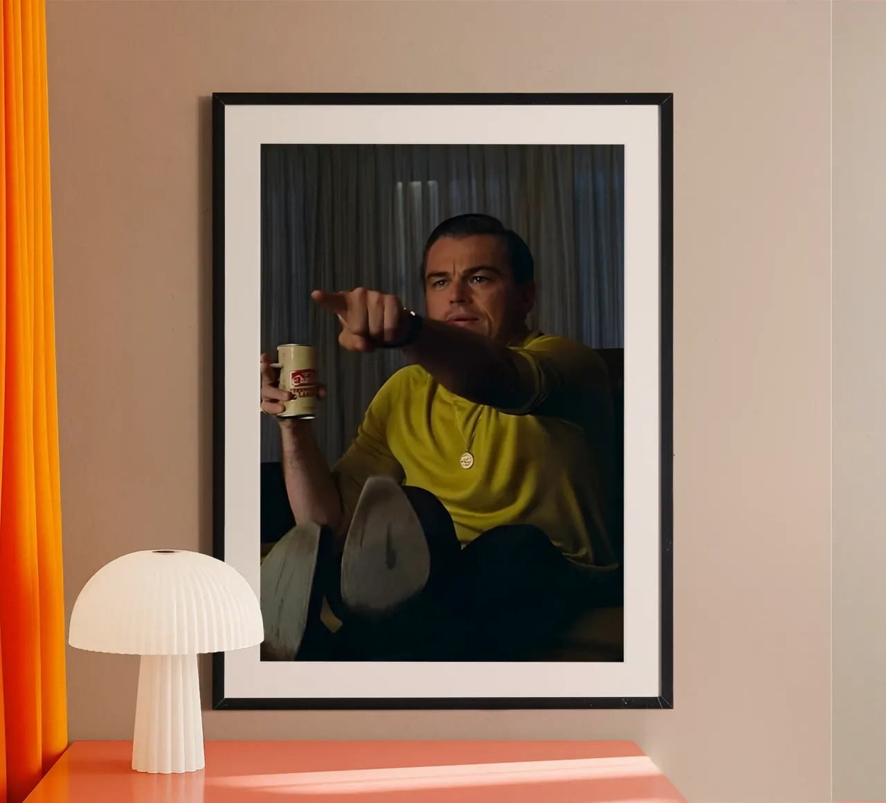Leonardo DiCaprio carta hahnemühle da Low poly art