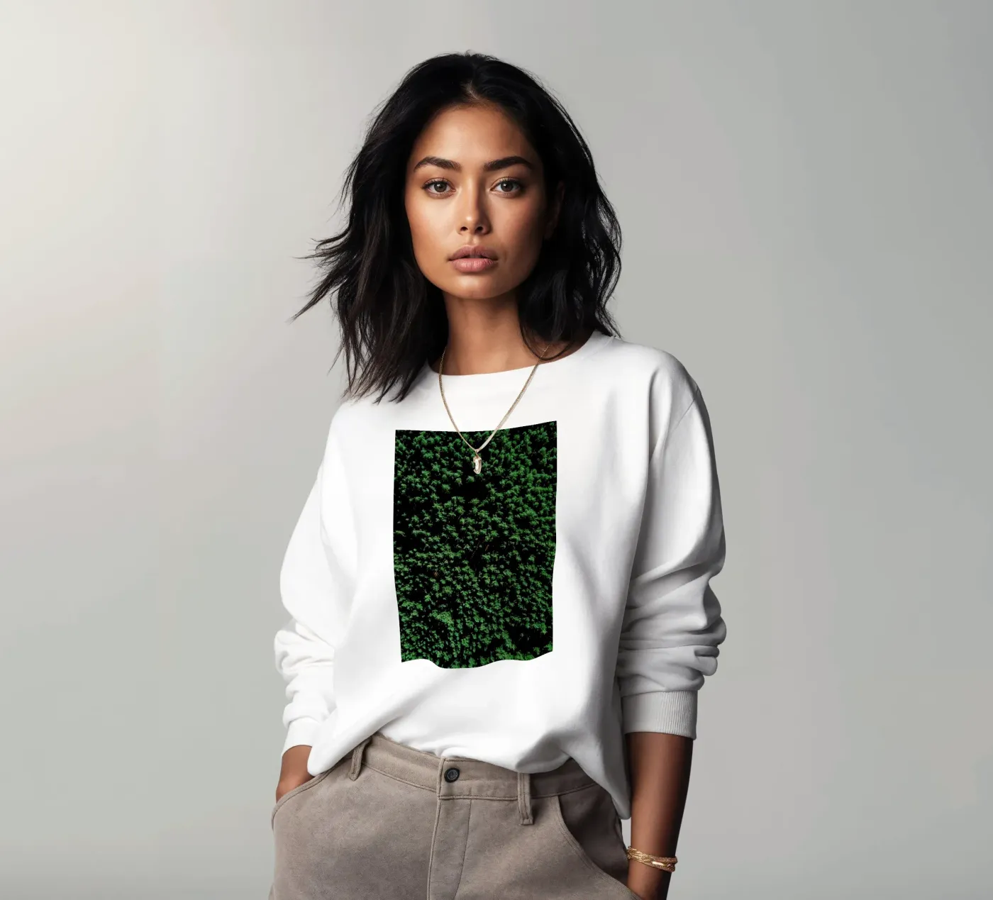Tree Pattern sweatshirt van Sebastian Hilgetag