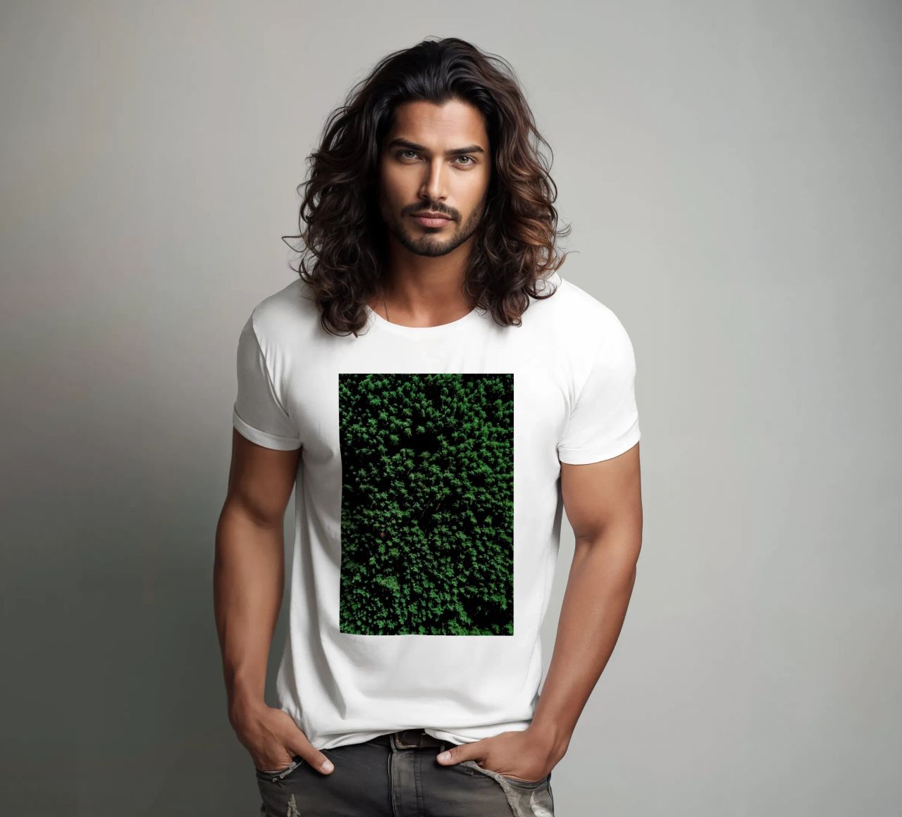 Tree Pattern t-shirt da Sebastian Hilgetag