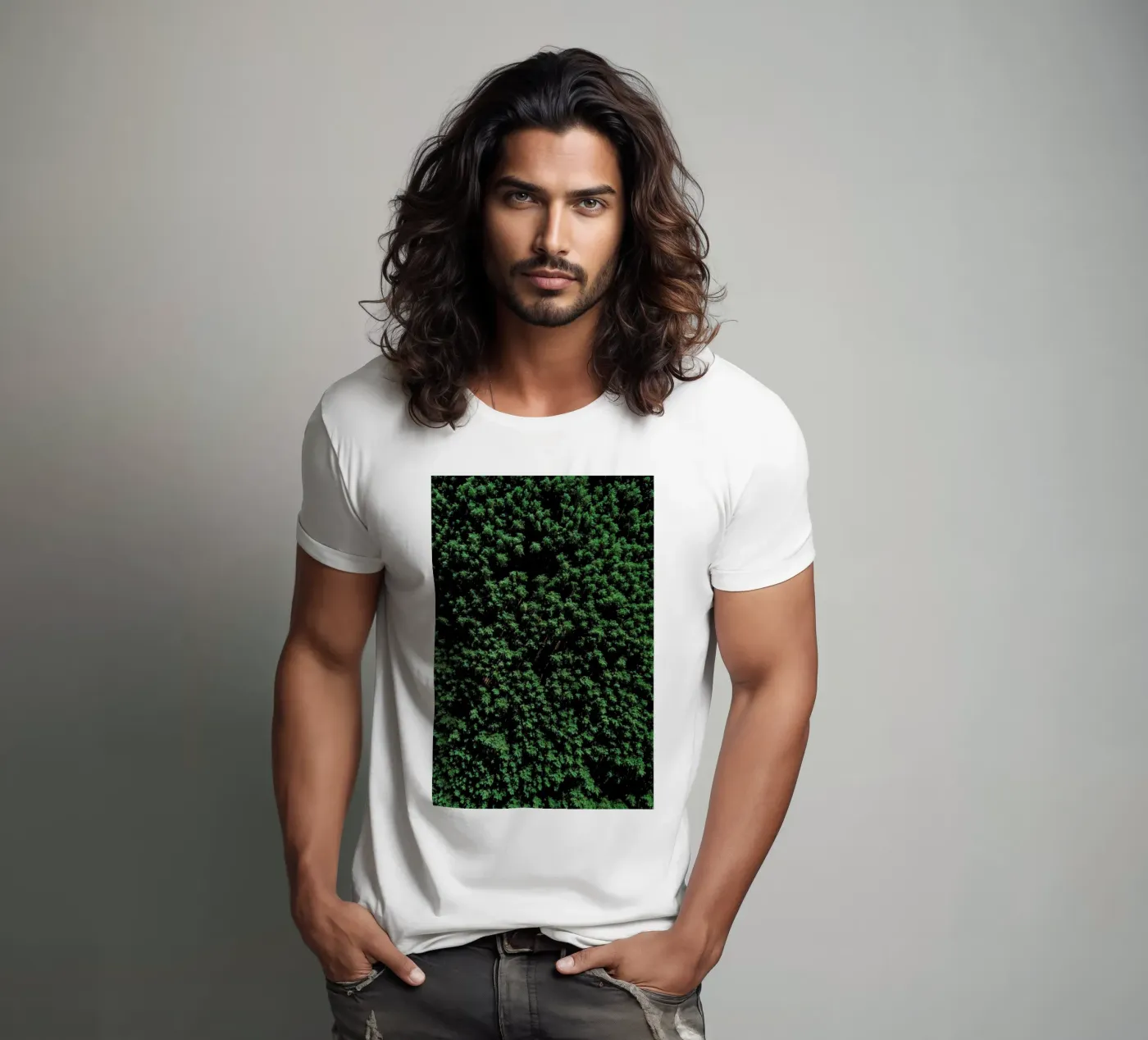 Tree Pattern t-shirt da Sebastian Hilgetag