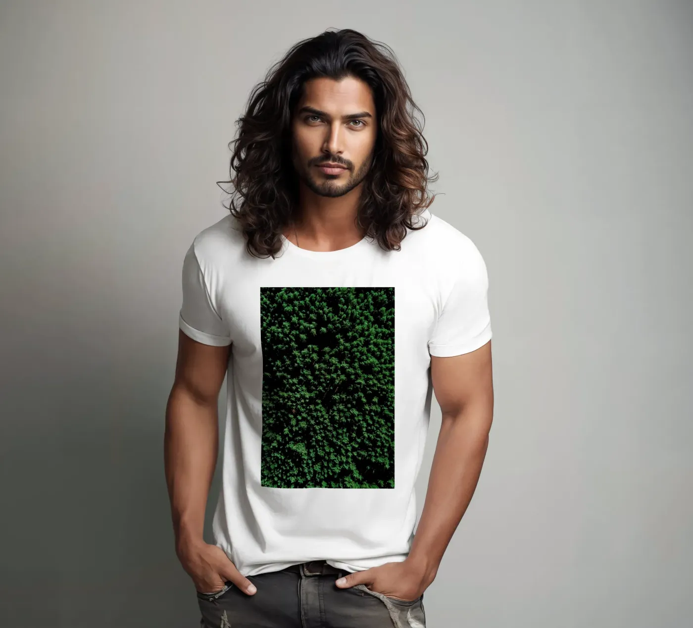 Tree Pattern t-shirt da Sebastian Hilgetag