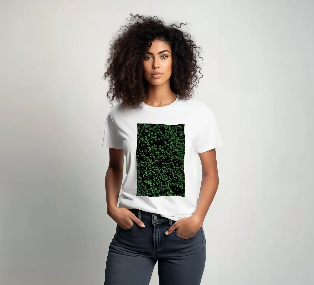 Tree Pattern t-shirt da Sebastian Hilgetag