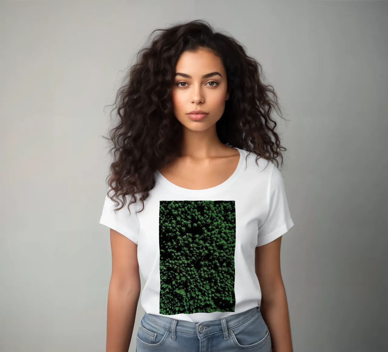 Tree Pattern t-shirt da donna da Sebastian Hilgetag