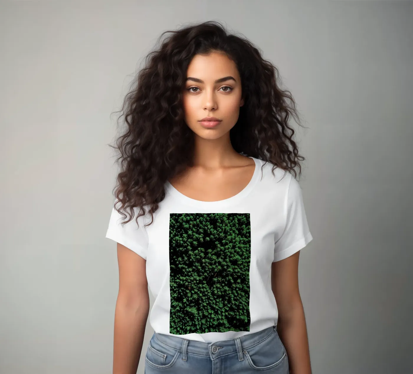 Tree Pattern t-shirt da donna da Sebastian Hilgetag