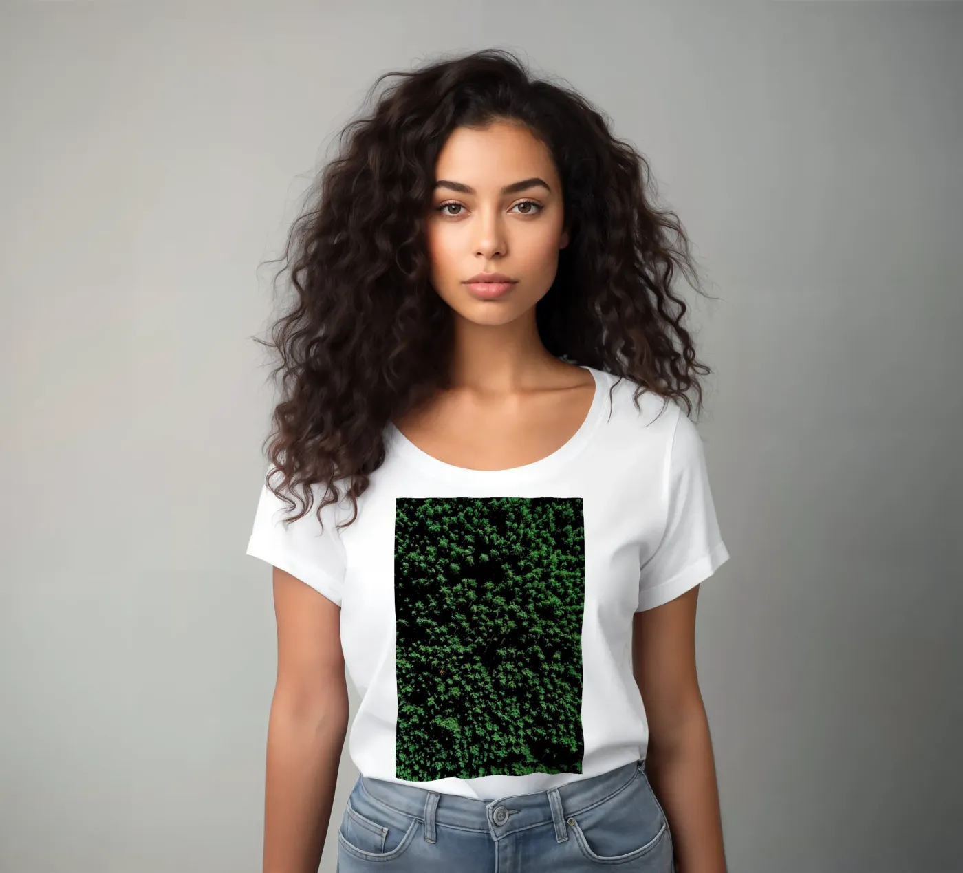 Tree Pattern t-shirt da donna da Sebastian Hilgetag