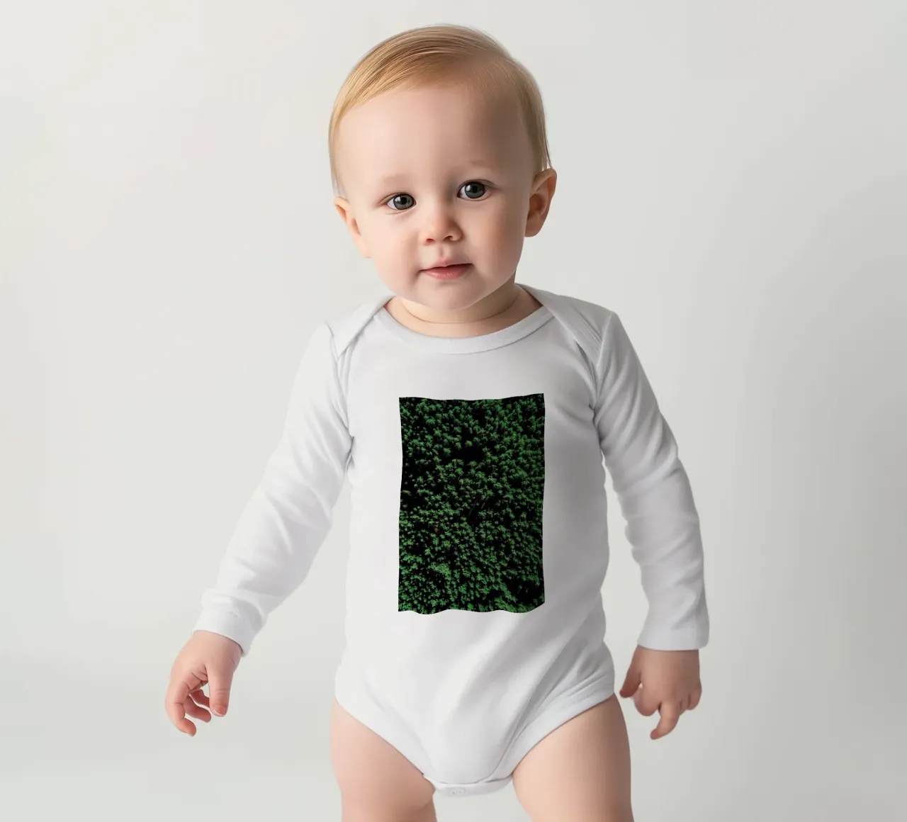 Tree Pattern body neonato maniche lunghe da Sebastian Hilgetag