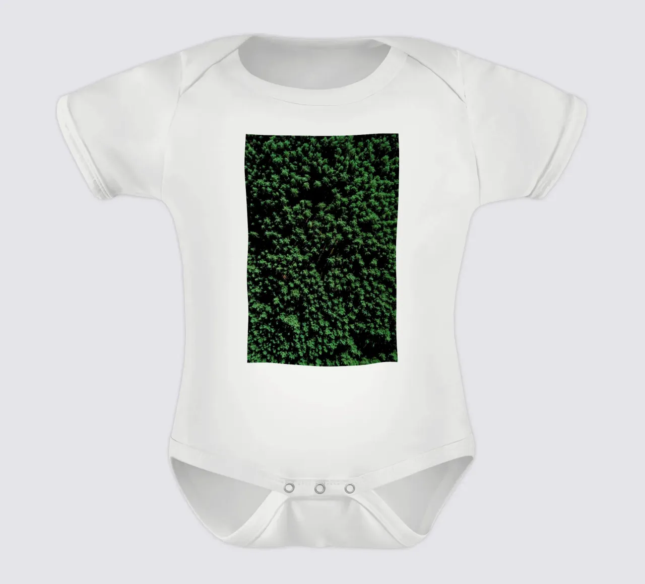 Tree Pattern Kurzarm Babybody von Sebastian Hilgetag