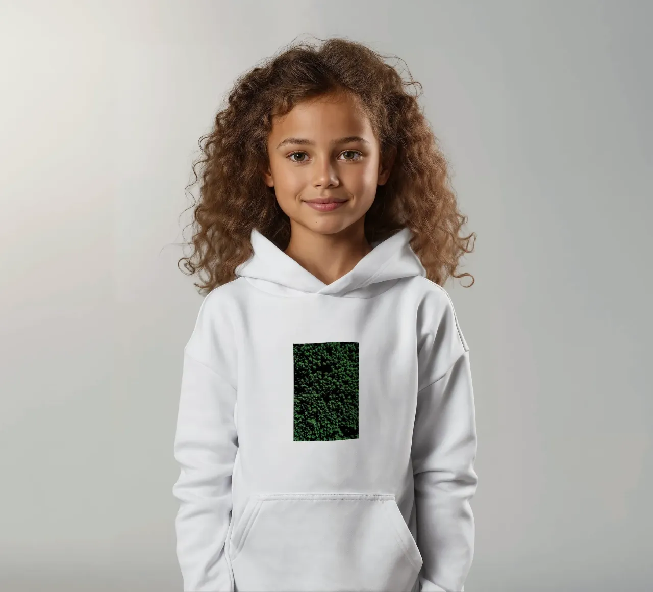 Tree Pattern felpa bambino con cappuccio da Sebastian Hilgetag