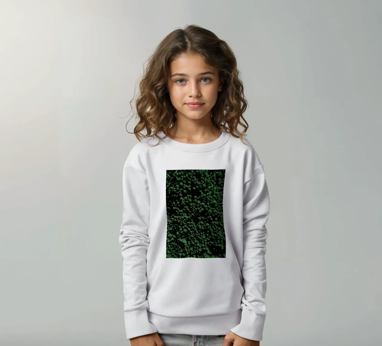 Tree Pattern kinder sweatshirt van Sebastian Hilgetag