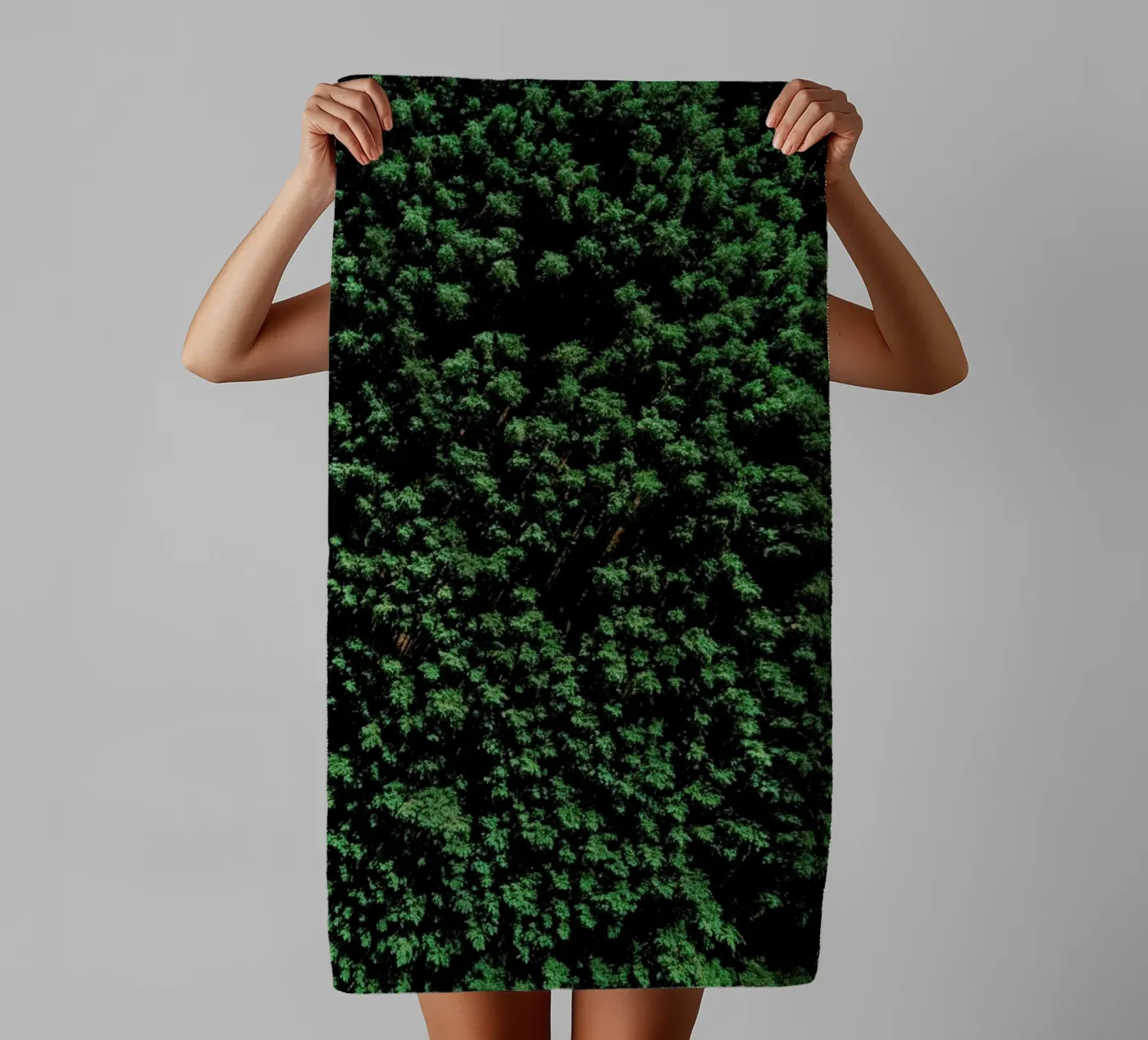 Tree Pattern Handtuch von Sebastian Hilgetag