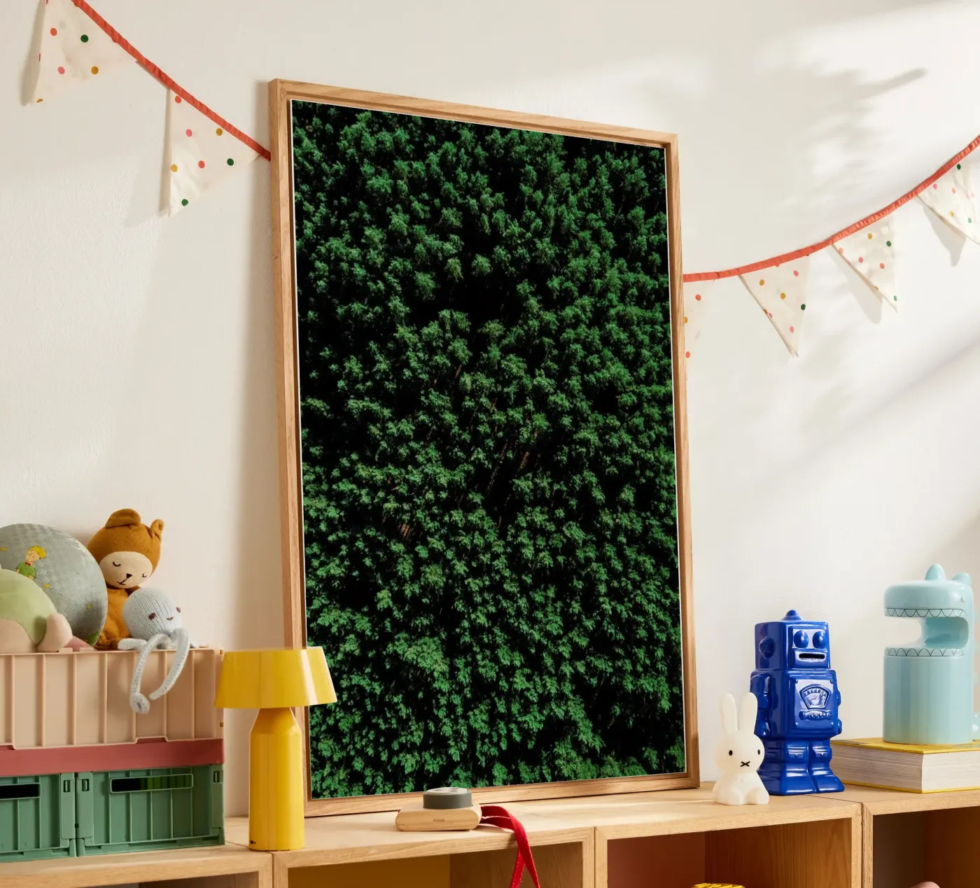 Tree Pattern acryl van Sebastian Hilgetag