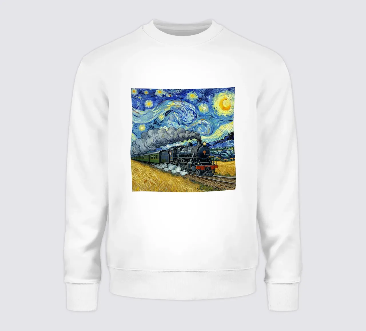 train railroad sweatshirt by NEW LIFE