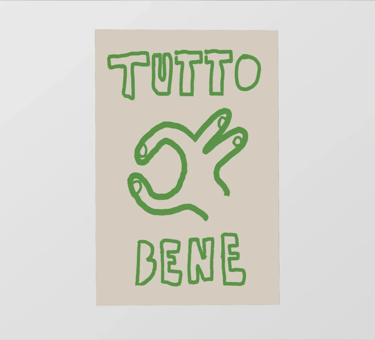 Tutto Bene pellicola backlit da Attaboy Dsgn