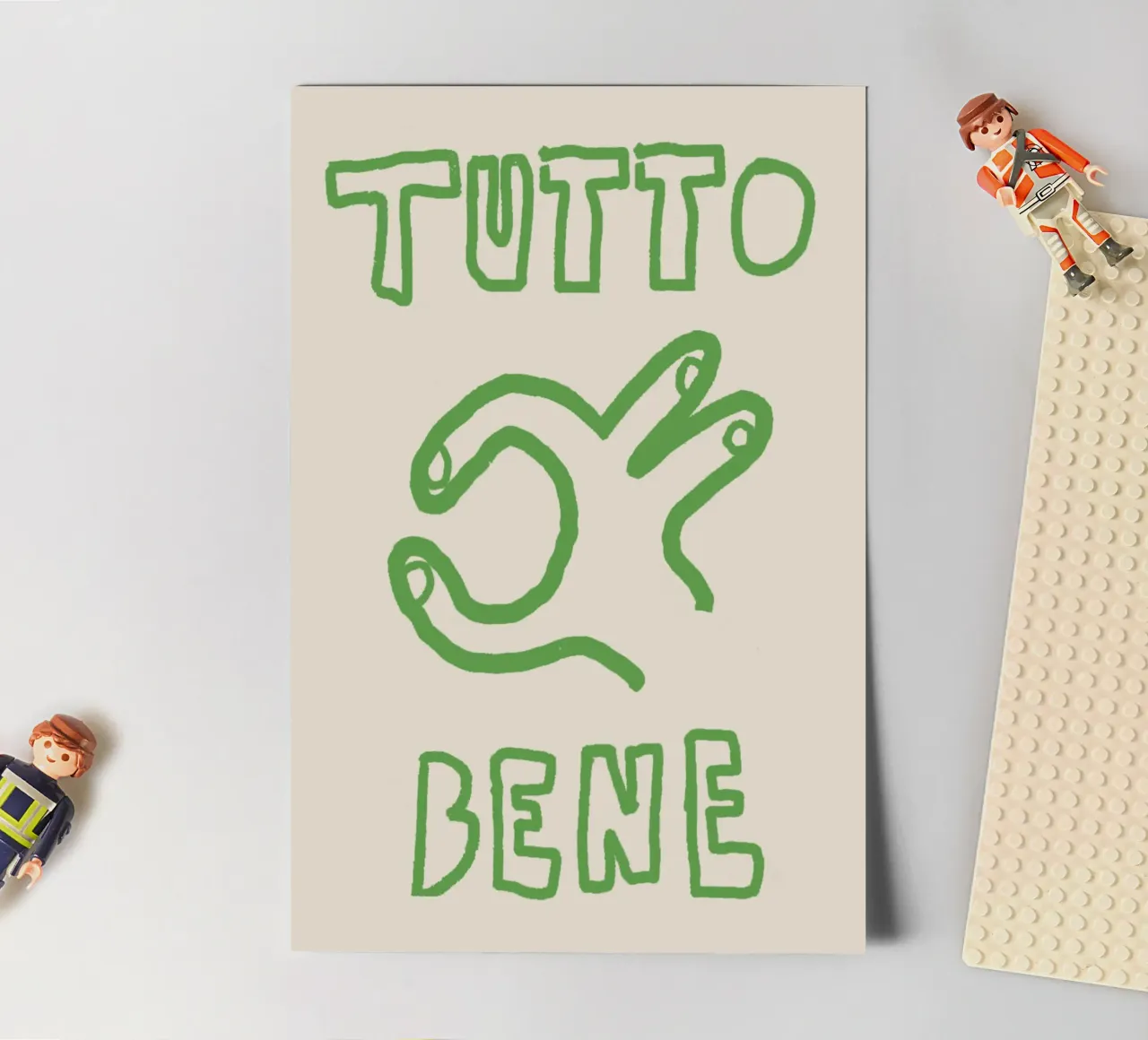 Tutto Bene foglio adesivo da Attaboy Dsgn