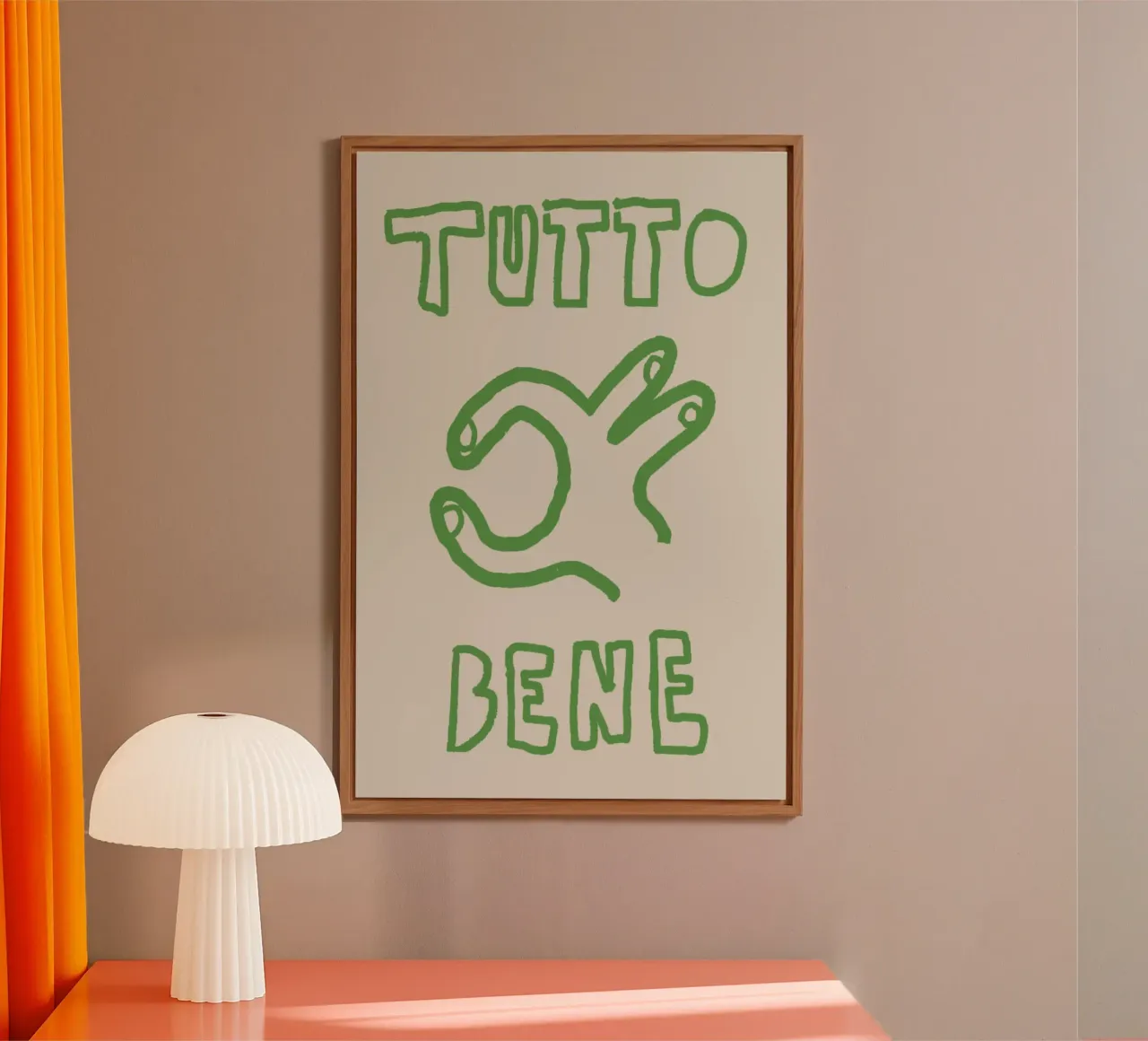 Tutto Bene alluminio dibond da Attaboy Dsgn