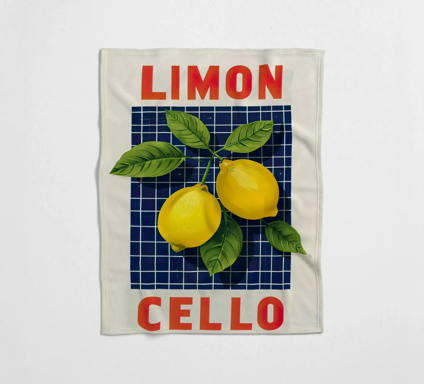 Limoncello fleece blanket by 🎁 NOBELART
