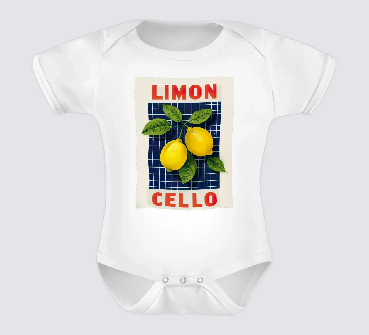 Limoncello body neonato maniche corte da 🎁 ARTVI-SHOP