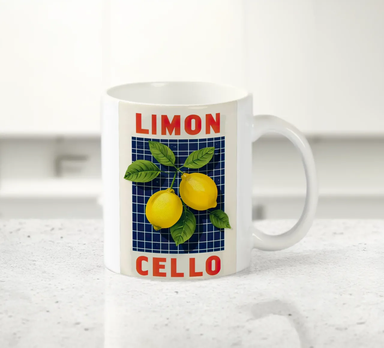 Limoncello tazza in ceramica da 🎁 ARTVI-SHOP