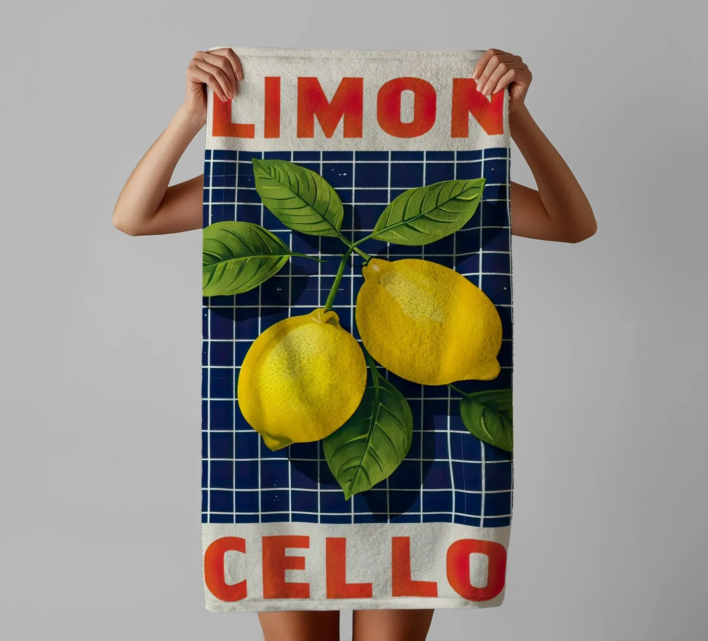 Limoncello badhanddoek van 🎁 NOBELART