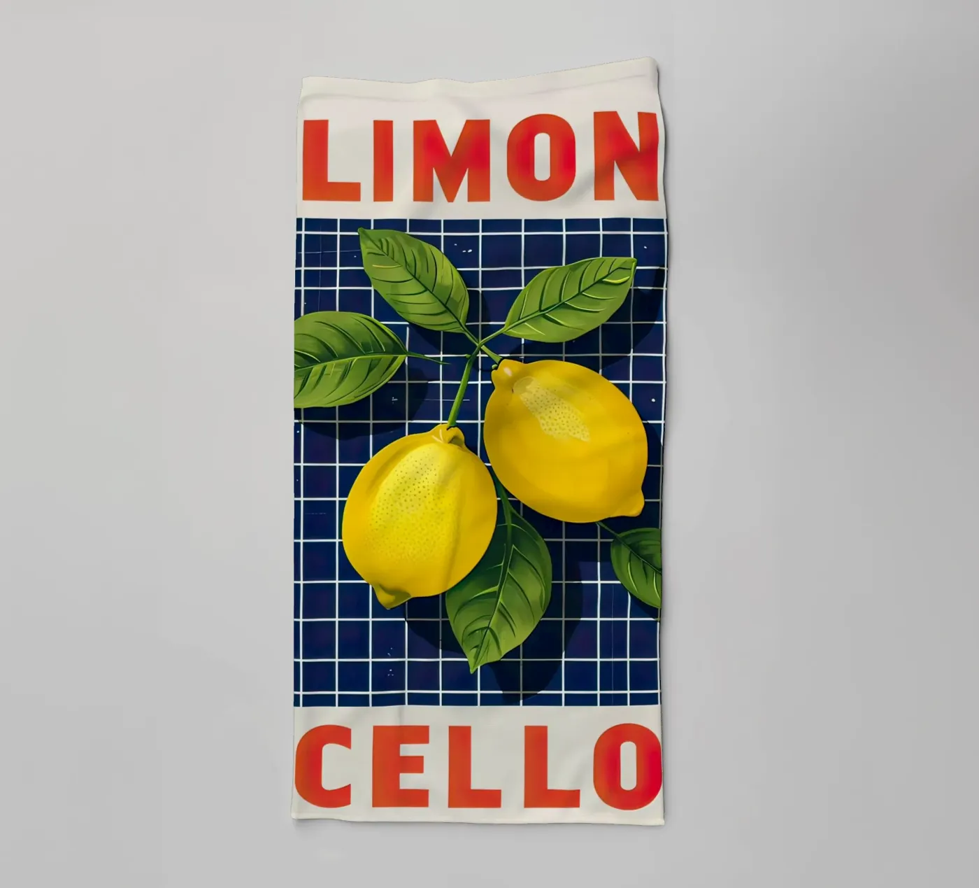 Limoncello badhanddoek van 🎁 NOBELART