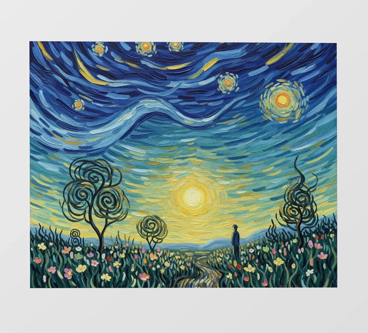 cielo di stelle vorticose telo in pvc da NEW LIFE