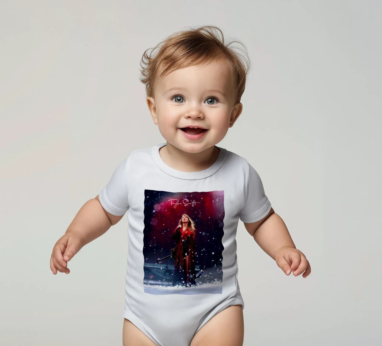 Taylor Swiftie body neonato maniche corte da NindaCreationsArt