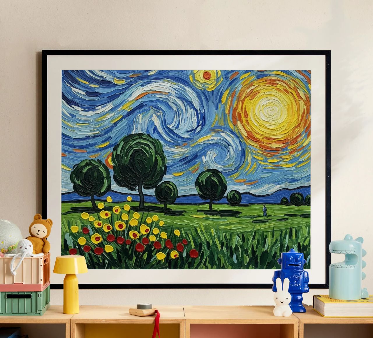 starry night home poster by NEW LIFE