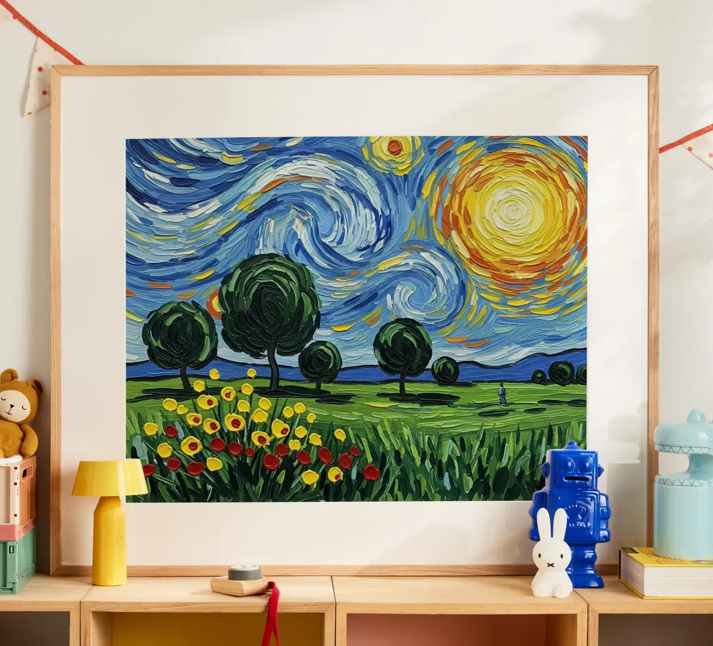 casa notte stellata poster da NEW LIFE