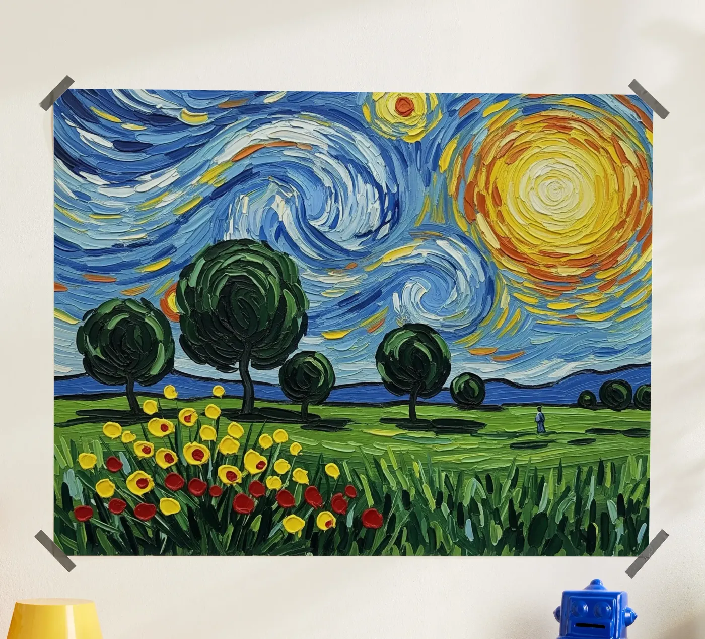 casa notte stellata poster da NEW LIFE