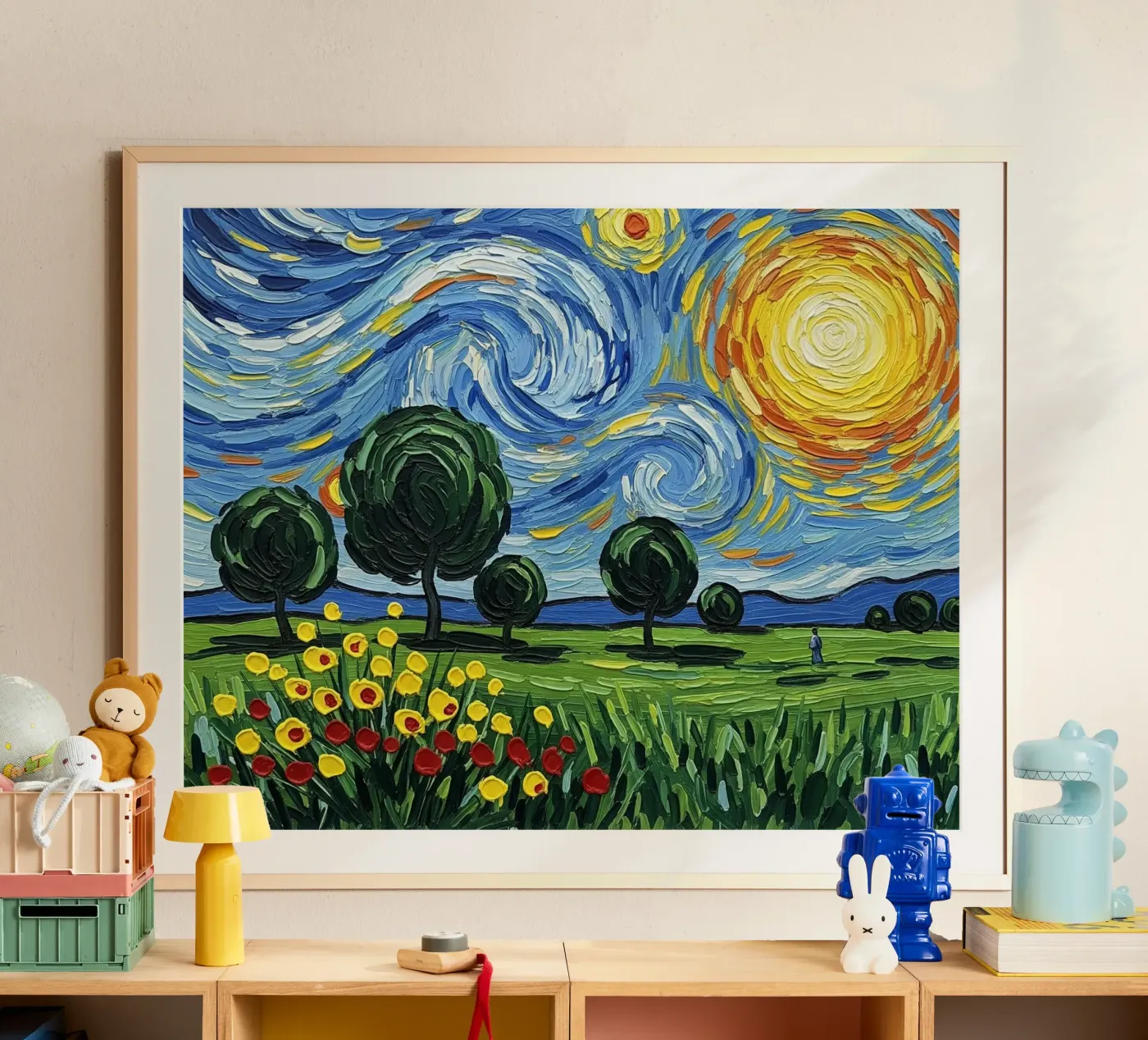 casa notte stellata poster da NEW LIFE