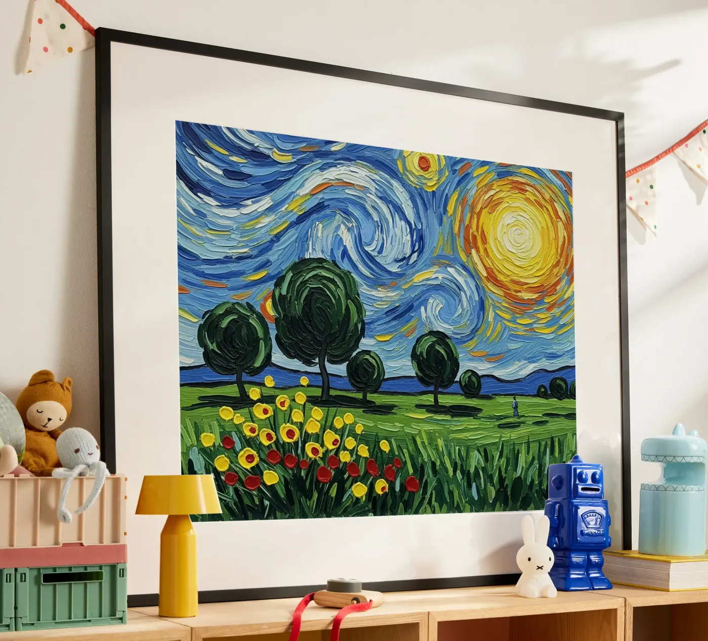 casa notte stellata poster da NEW LIFE