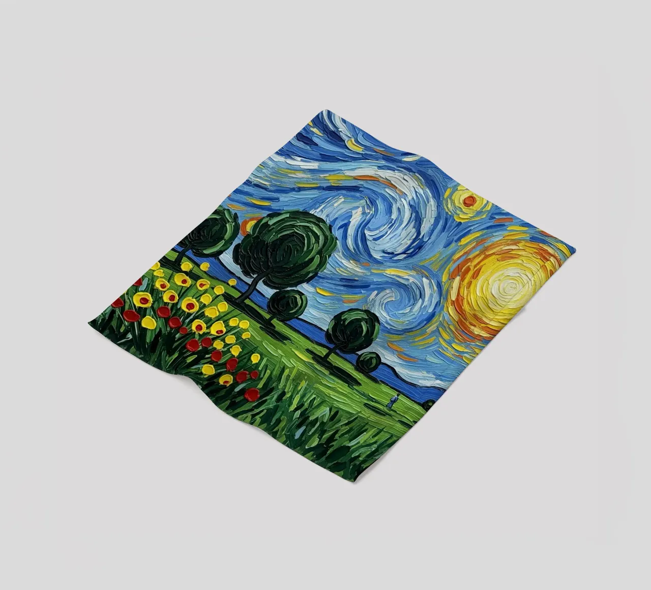 starry night home fleece blanket by NEW LIFE