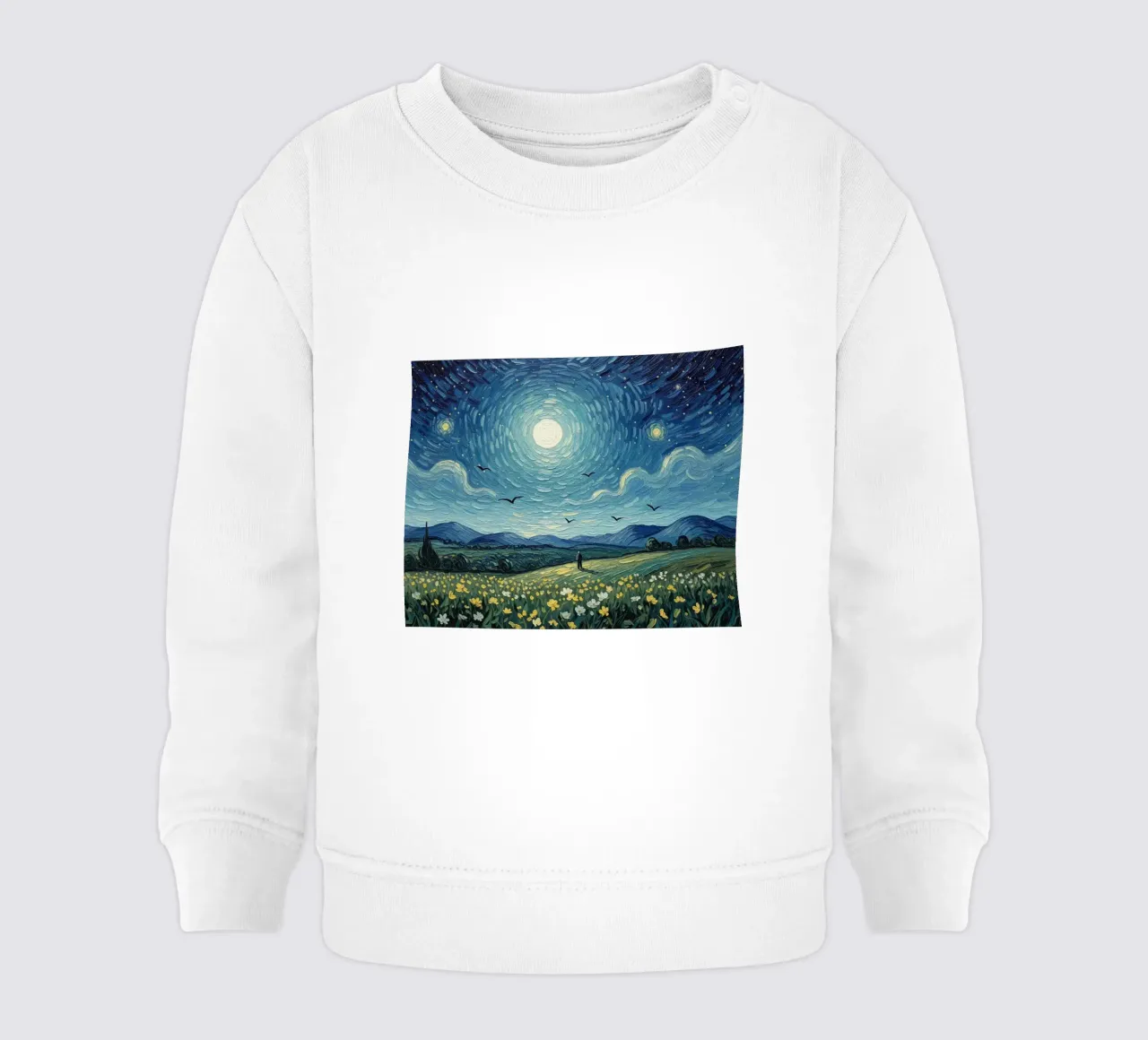 campo di luna felpa neonato da NEW LIFE