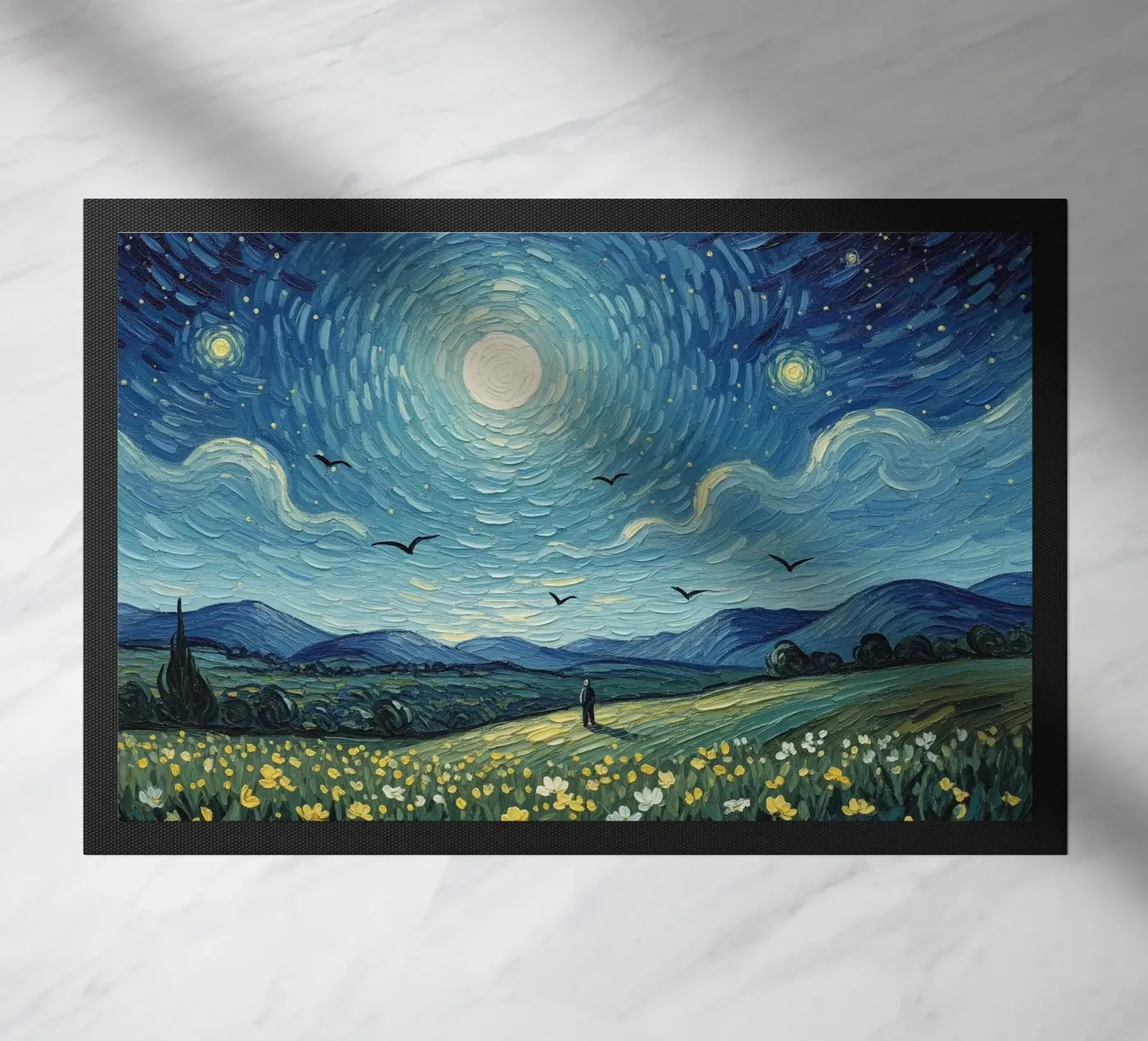 field of moon deurmat van NEW LIFE