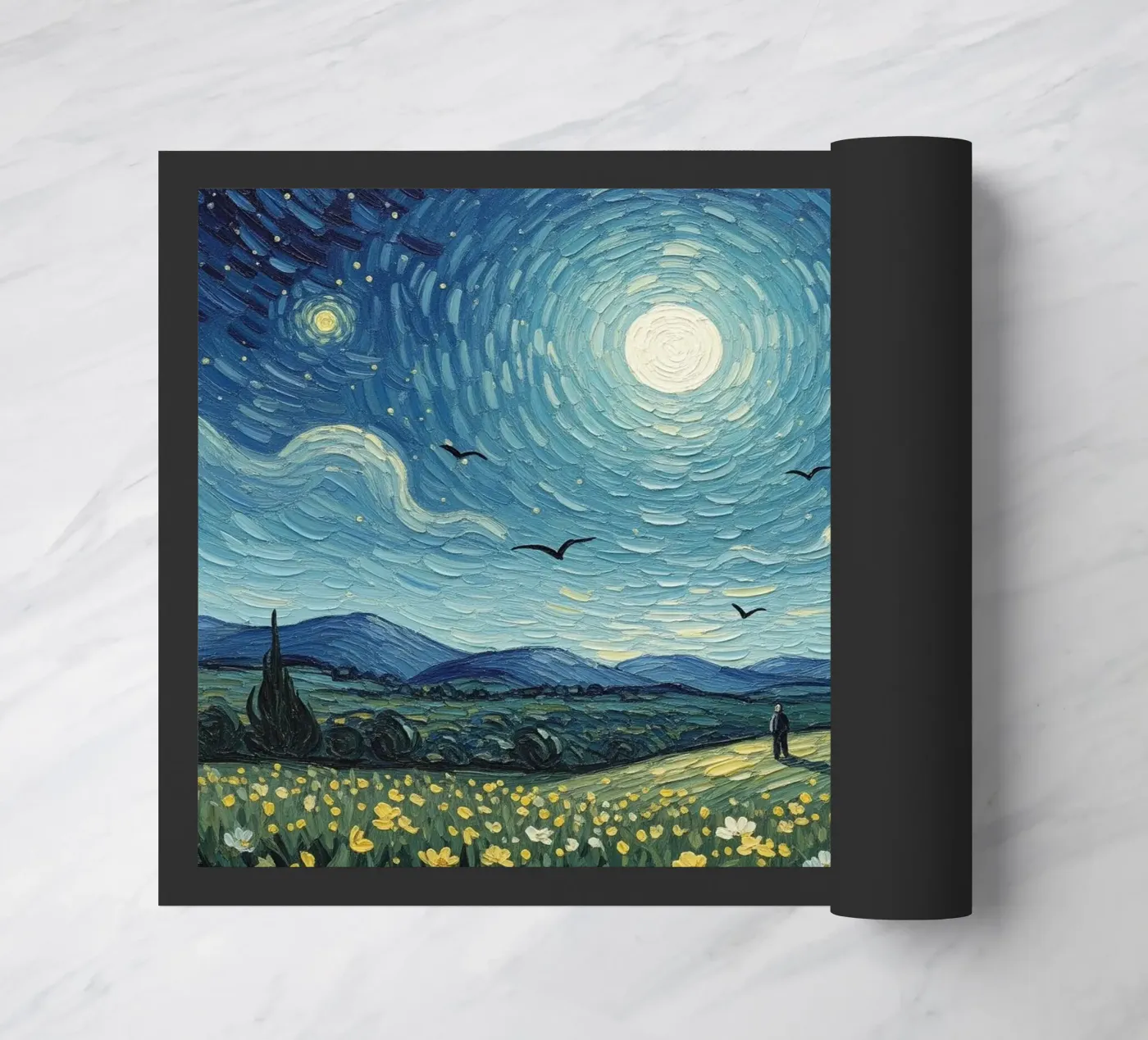 field of moon deurmat van NEW LIFE