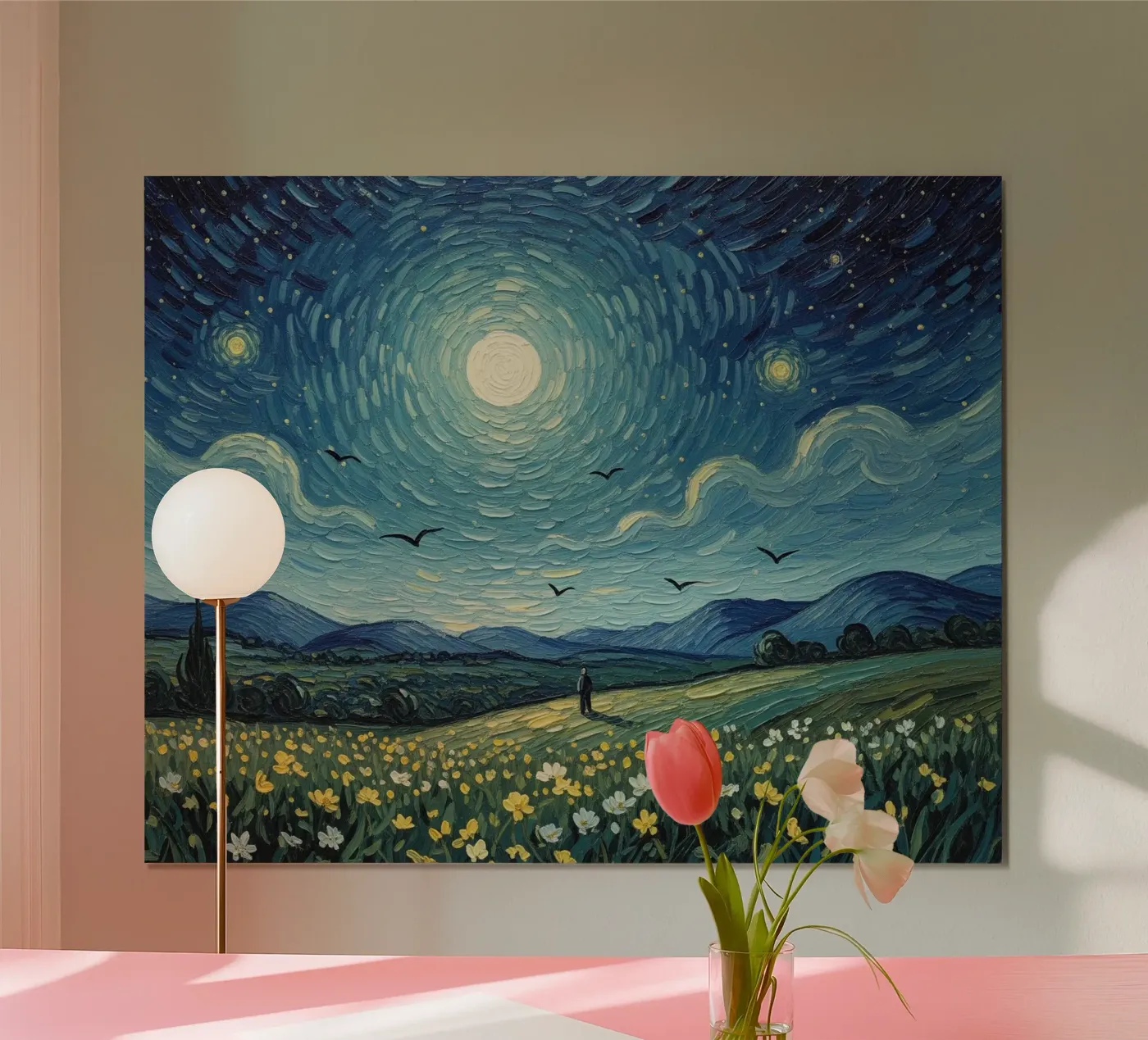 maanveld poster van NEW LIFE