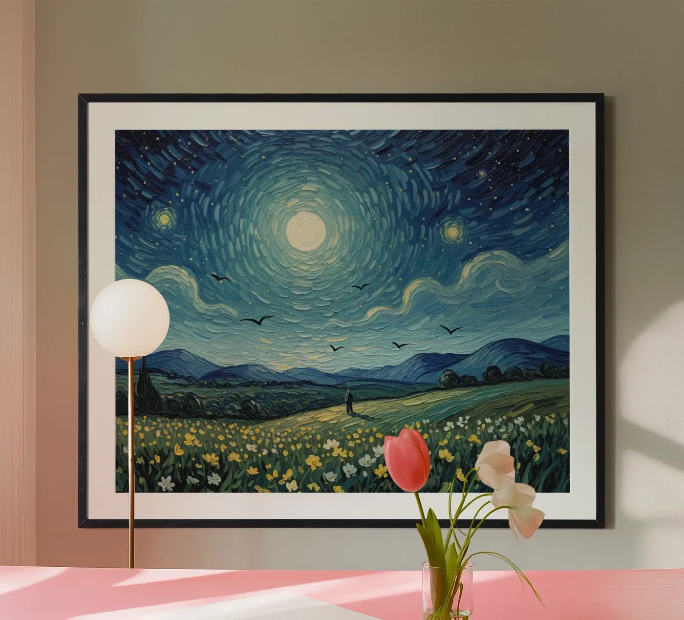 maanveld poster van NEW LIFE