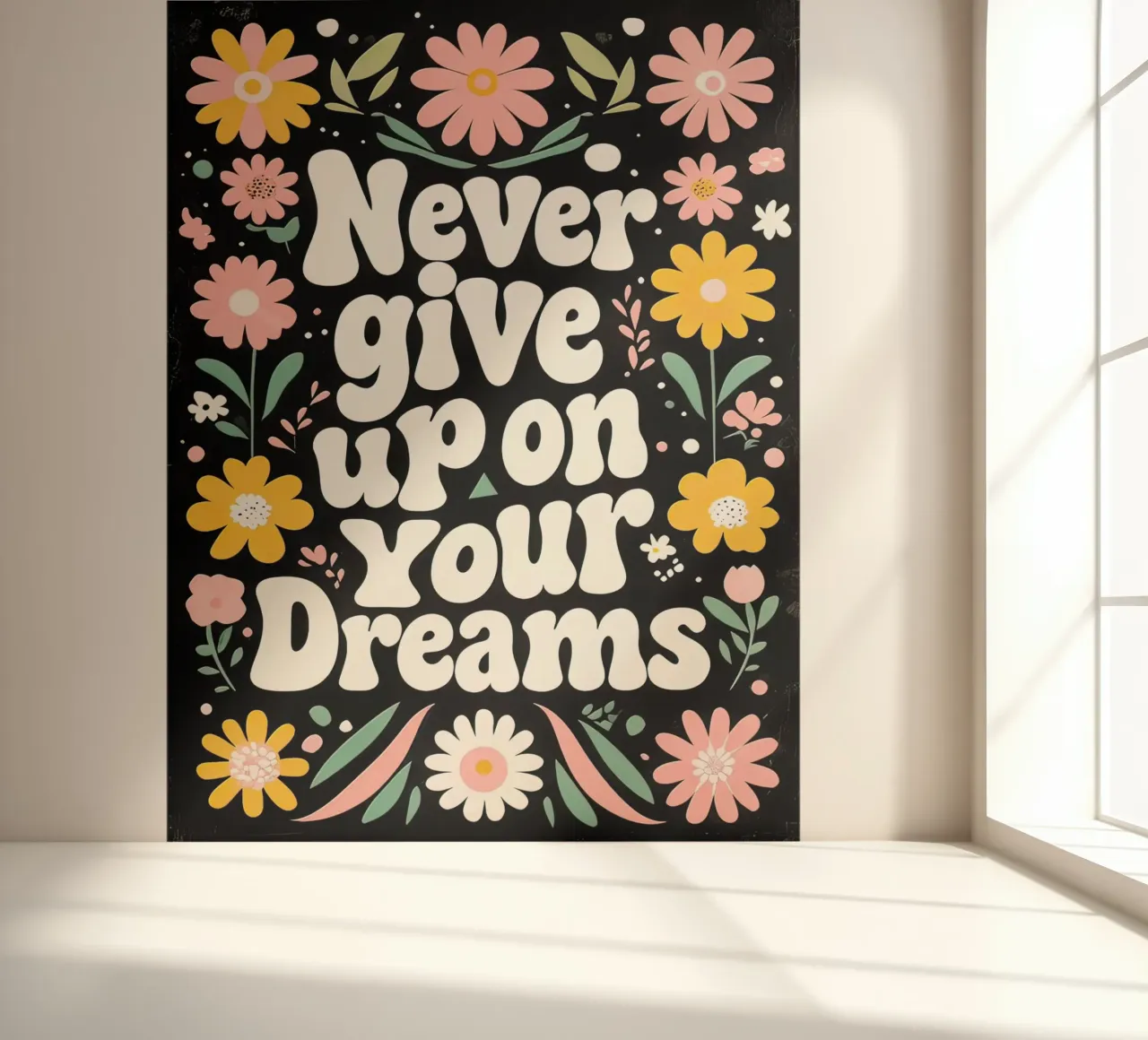 Never give up on your dreams photo wallpaper by 🎁 ARTVI-SHOP