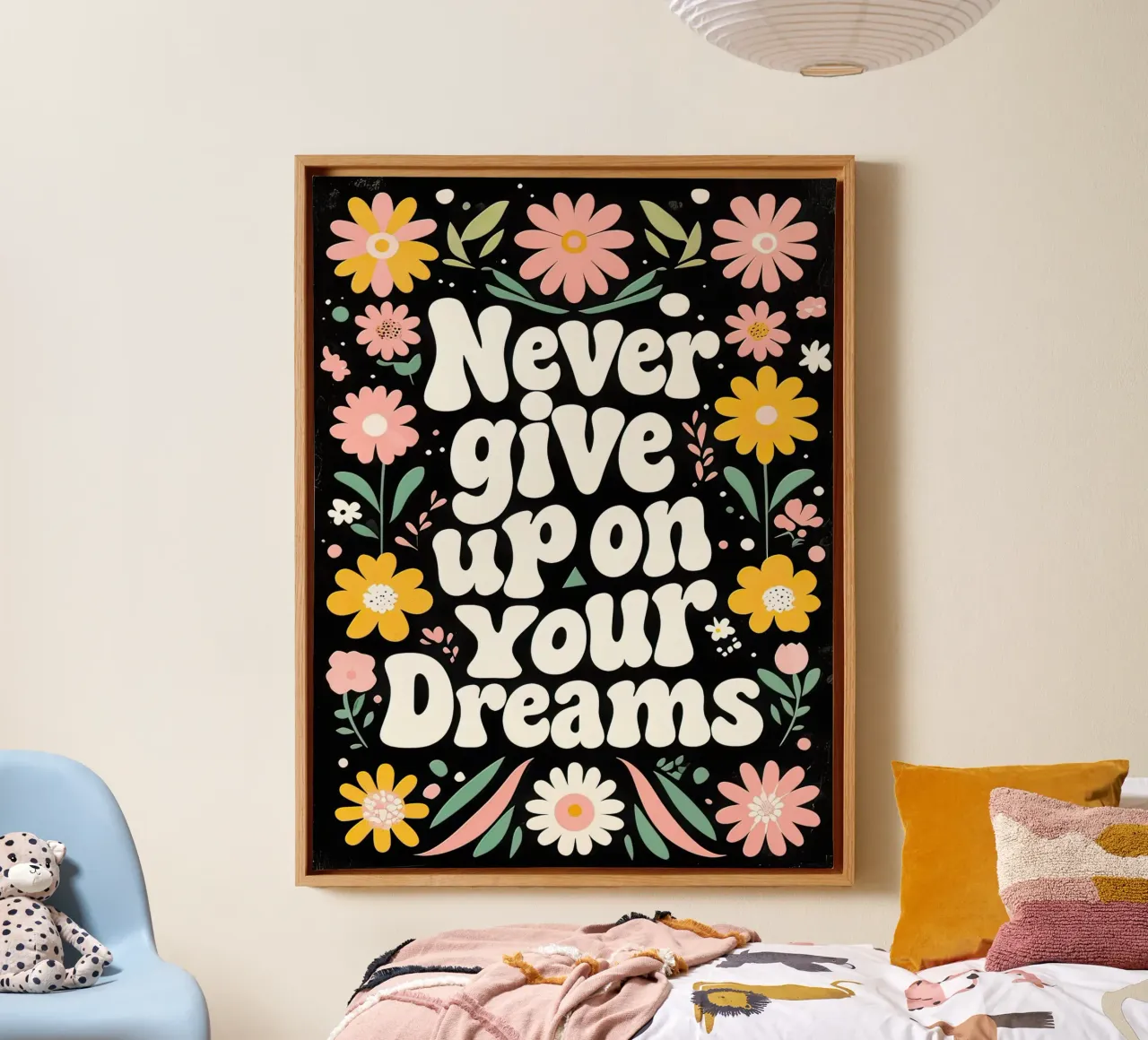 Non rinunciate mai ai vostri sogni tela da 🎁 ARTVI-SHOP
