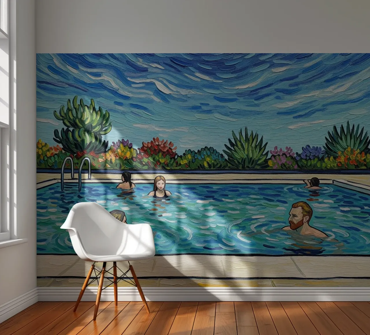 badmode fotobehang van NEW LIFE