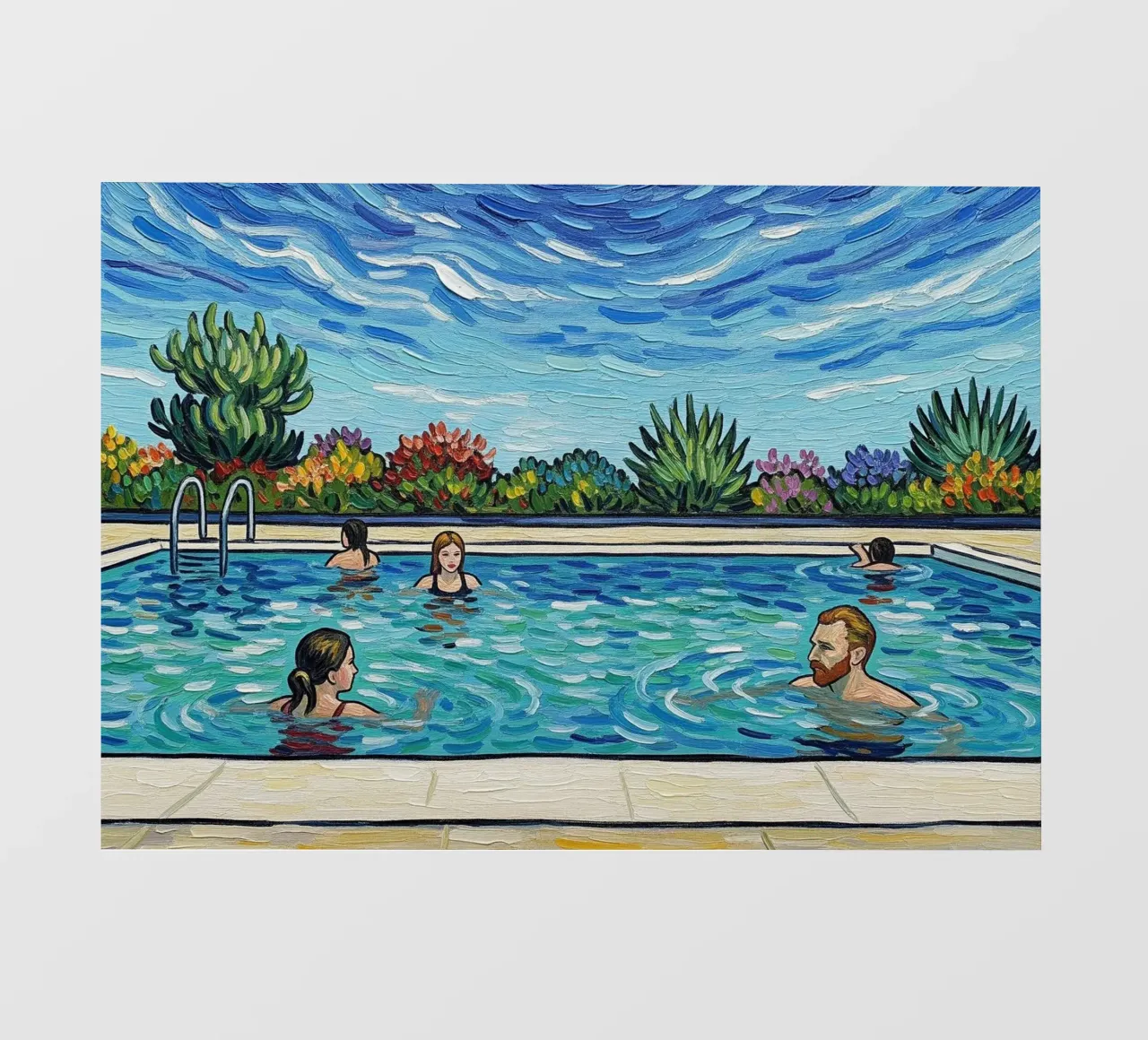 badmode fotobehang van NEW LIFE