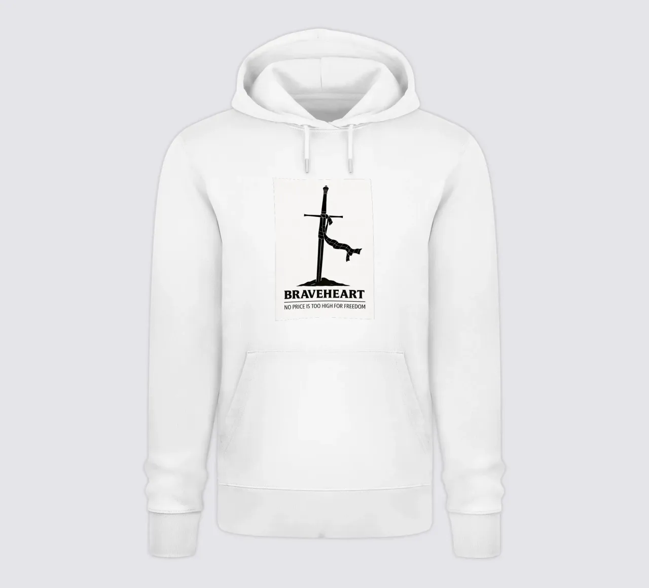 Braveheart Print felpa con cappuccio da MoviesArt