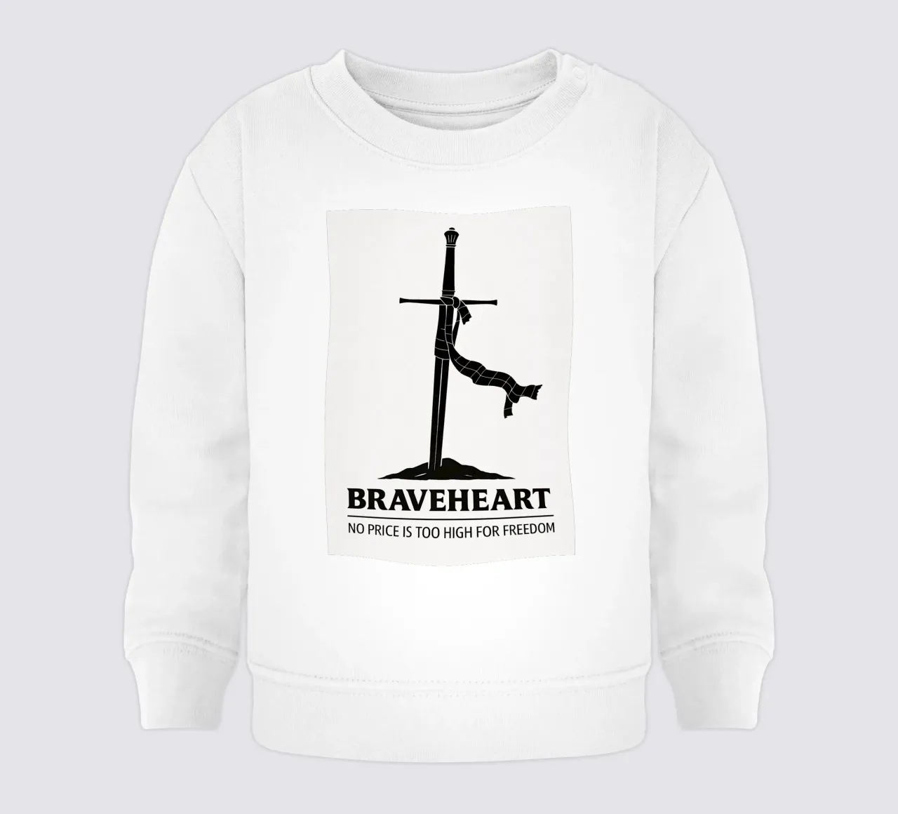 Braveheart Print felpa neonato da MoviesArt