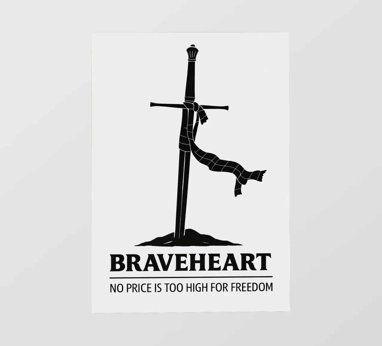 Braveheart Print telo in pvc da MoviesArt