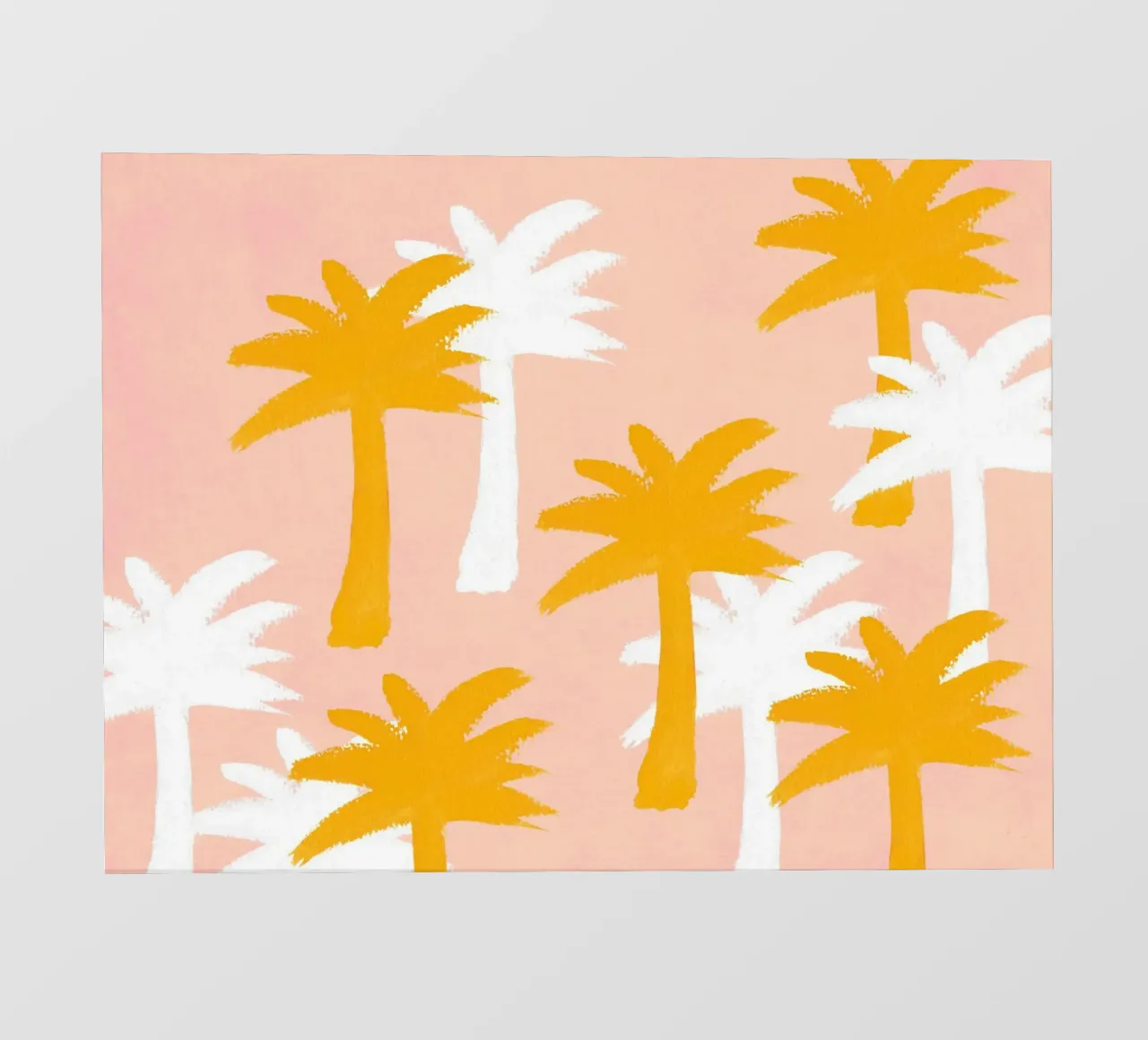 Palm Trees Pattern - Orange Pink pvc cover by intemporalis